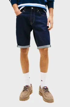 Мужские темно-синие джинсовые шорты RONNIE Синий 32 Tommy Jeans DM0DM23067