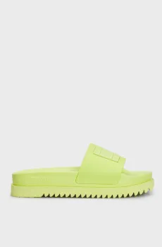Женские салатовые слайдеры Салатовый 40 Tommy Jeans EN0EN02110
