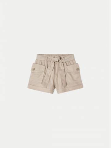Mayoral Шорти з тканини 3252 Бежевий Regular Fit