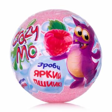Шипучие бомбы для ванны с сюрпризом Crazy Mo, с ароматом малины, 140 г Шипучие бомбы для ванны с сюрпризом Crazy Mo, с ароматом малины, 140 г