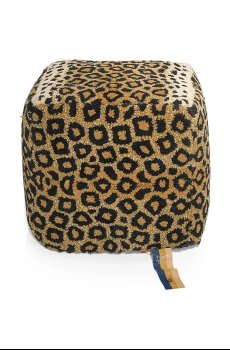 Пуф Doing Goods Leopard 50 x 50 x 50 cm