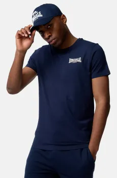 Мужская темно-синяя футболка Синий M Lonsdale 117108