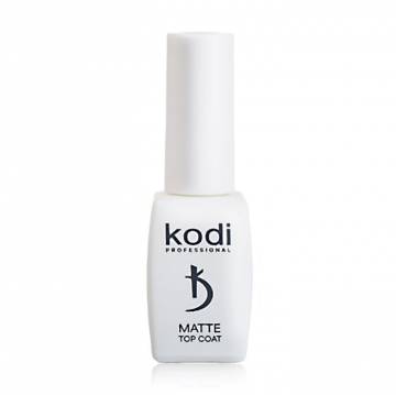 Матовое верхнее покрытие для гель лака Kodi Professional Matte Top Coat Velour, 8 мл Матовое верхнее покрытие для гель лака Kodi Professional Matte Top Coat Velour, 8 мл