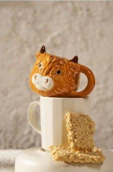 Горнятко у формі корови - коричневий