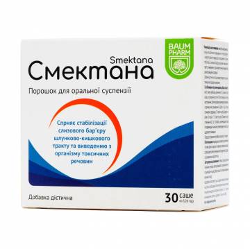 Смектана Baum Pharm Smektana 3.26 г, 30 саше Смектана Baum Pharm Smektana 3.26 г, 30 саше