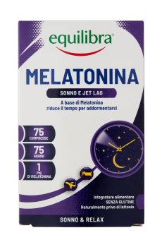 Мелатонин equilibra Melatonina 1 мг, 75 таблеток