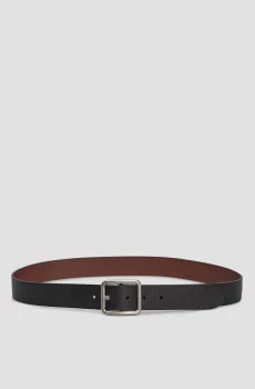 Мужской черный кожаный ремень Черный 90 Levi’s® 234365;3.59