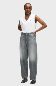 Женские серые джинсы IKON BARREL Серый 26 Karl Lagerfeld B1W10040