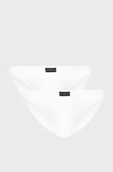 Мужские белые брифы (2 шт) Белый S Atlantic 2BMP-014