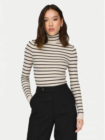 ONLY Гольф Karol 15165075 Бежевий Slim Fit ONLY Гольф Karol 15165075 Бежевий Slim Fit