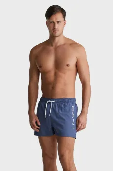 Мужские синие плавательные шорты LIGHTWEIGHT SWIM SHORTS Синий S Gant 920006200