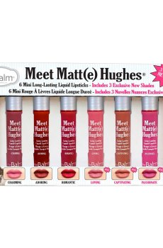 Набор матовых мини-помад для губ theBalm Meet Matte Hughes Mini Kit, 6*7.2 мл