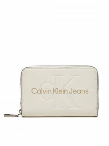 Calvin Klein Jeans Мале жіноче портмоне Zip Around Mono K60K612255 Білий Calvin Klein Jeans Мале жіноче портмоне Zip Around Mono K60K612255 Білий