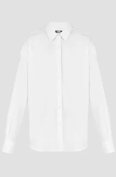 Мужская белая рубашка Белый 42 Karl Lagerfeld 543609.605000;10