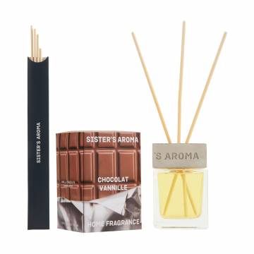 Аромадиффузор Sisters Aroma Chocolat Vannille, 110 мл Аромадиффузор Sisters Aroma Chocolat Vannille, 110 мл