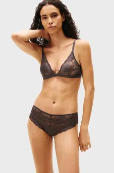 Женские серые трусики LUREX BRAZILIAN Серый XS Tommy Hilfiger UW0UW06101