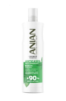 Шампунь для волос Anian Anti-Dandruff Menthol Shampoo против перхоти, с ментолом, 400 мл
