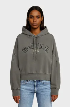 Женское серое худи Collegic Серый L G-Star RAW D27266,D969