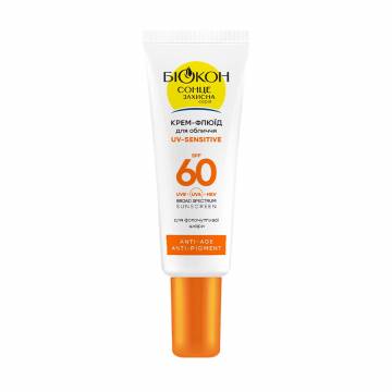 Крем-флюид Біокон UV-Sensitive SPF 60 для фоточувствительной кожи лица, 25 мл