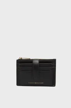 Женский черный кардхолдер FLAG CC Черный ONESIZE Tommy Hilfiger AW0AW18027