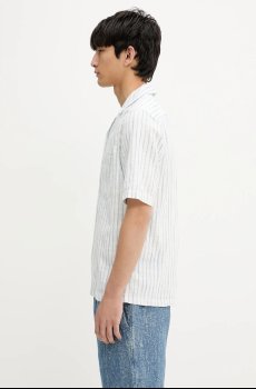 Рубашка с примесью льна Samsoe Samsoe SAOSCAR