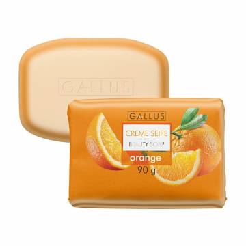 Мыло твердое Gallus Creme Seife Beauty Soap Orange, 90 г Мыло твердое Gallus Creme Seife Beauty Soap Orange, 90 г