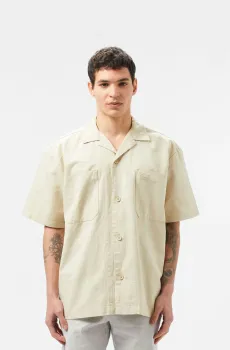 Мужская бежевая рубашка Бежевый 39 Lacoste CH0512E8M