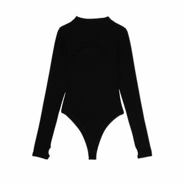 Cropp - Боді з довгим рукавом - чорний Cropp - Боді з довгим рукавом - чорний