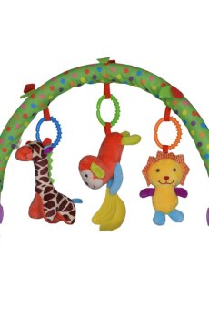 Детская дуга-подвеска для коляски Lindo с игрушками, с рождения (F 1016)