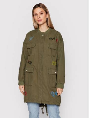 Blugirl Blumarine Демісезонна куртка RA2047 T3074 Зелений Regular Fit Blugirl Blumarine Демісезонна куртка RA2047 T3074 Зелений Regular Fit