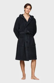 Мужской темно-синий халат Синий S Tommy Hilfiger UM0UM02373