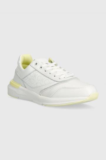 Кроссовки Calvin Klein RUNNER LACE UP EPI MONO MIX цвет белый HW0HW01912 Кроссовки Calvin Klein RUNNER LACE UP EPI MONO MIX цвет белый HW0HW01912