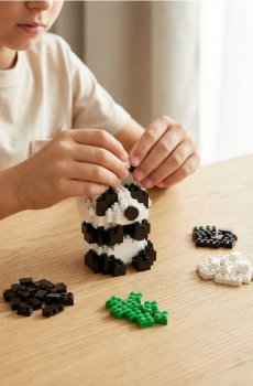 Конструкторські блоки у формі панди - білий