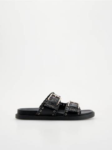 Reserved - LADIES` SLIDES - чорний - 394CP-99X Reserved - LADIES` SLIDES - чорний - 394CP-99X