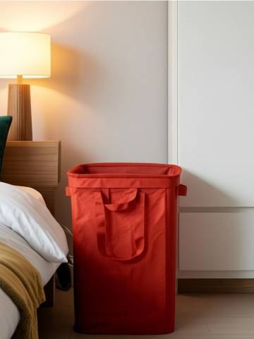 Кошик для білизни - червоний
