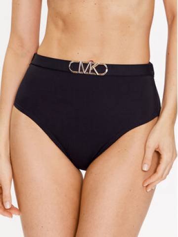 MICHAEL Michael Kors Низ від купальника Solid High Waist MM1N025 Чорний MICHAEL Michael Kors Низ від купальника Solid High Waist MM1N025 Чорний