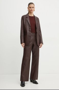 Кожаные брюки Forte Forte