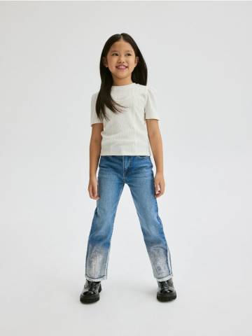 Reserved - GIRLS` JEANS TROUSERS - синій - 991BF-55J Reserved - GIRLS` JEANS TROUSERS - синій - 991BF-55J