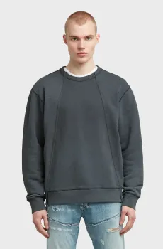 Мужской темно-синий свитшот Wash Синий L G-Star RAW D27089,E186