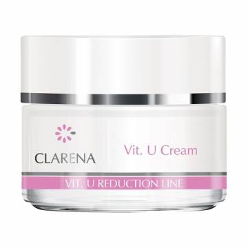Успокаивающий и укрепляющий крем для лица Clarena Vit.U Reduction Line Vit.U Cream с витамином U, 50 мл Успокаивающий и укрепляющий крем для лица Clarena Vit.U Reduction Line Vit.U Cream с витамином U, 50 мл