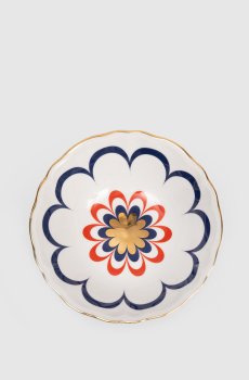 Фарфоровая глубокая тарелка Flora