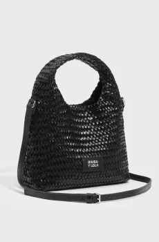 Женская черная кожаная сумка Черный ONESIZE Bimba Y Lola 262BBFJ2E.10000
