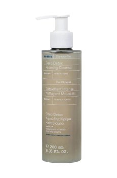 Очищающая крем-пенка для лица Korres Olympus Tea Deep Detox Foaming Cleanser с экстрактом чая, 200 мл