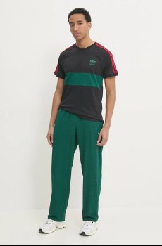 Хлопковая футболка adidas Originals 3S PANEL TEE