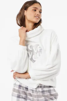 Женский белый свитшот ESTEBAN Белый M Etam 6537082