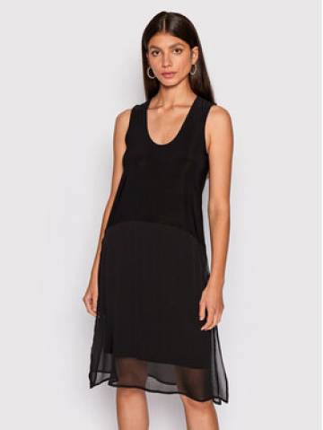 DKNY Літня сукня P22DAEJR Чорний Regular Fit DKNY Літня сукня P22DAEJR Чорний Regular Fit