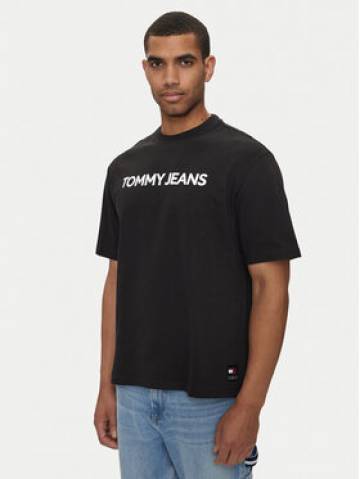Tommy Jeans Футболка Bold Classics DM0DM18267 Чорний Oversize Tommy Jeans Футболка Bold Classics DM0DM18267 Чорний Oversize
