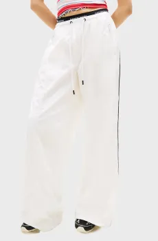 Женские белые спортивные брюки WAISTBAND Белый S Tommy Jeans DW0DW22289