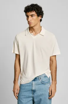 Мужское белое поло PLAIN PURNEY POLO Белый M Pepe Jeans PM542254