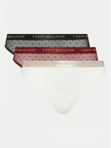 Tommy Hilfiger Набір з 3 пар стрінгів UW0UW05534 Кольоровий Tommy Hilfiger Набір з 3 пар стрінгів UW0UW05534 Кольоровий